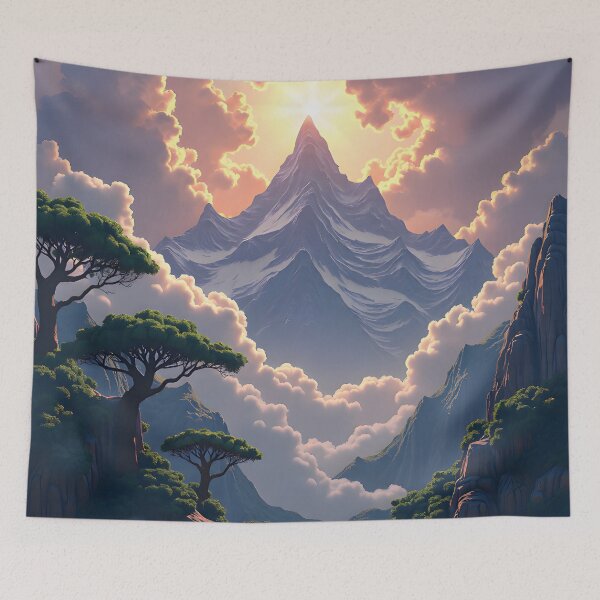 Item preview, Majestic Sunset Mountain - Breathtaking Nature  designed and sold by nhk999.