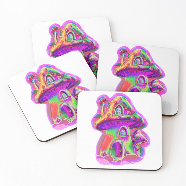 Item preview, Fairy Funk Shroom – Psychedelic Pink Cottagecore Mushroom designed and sold by remipebbles.