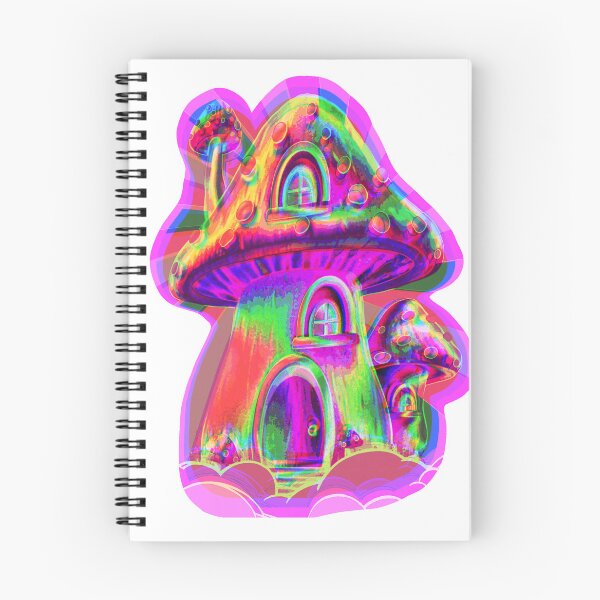 Item preview, Fairy Funk Shroom – Psychedelic Pink Cottagecore Mushroom designed and sold by remipebbles.