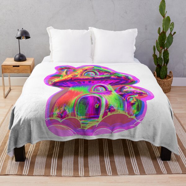 Item preview, Fairy Funk Shroom – Psychedelic Pink Cottagecore Mushroom designed and sold by remipebbles.