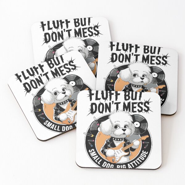 Item preview, Rockstar Bichon Frise – Fluffy Punk Dog with Attitude designed and sold by WildlifeInc.