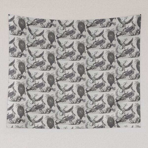 Item preview, Fantastic Birds-Black and White version designed and sold by Moon Raven Studios-art by Mandiva333.