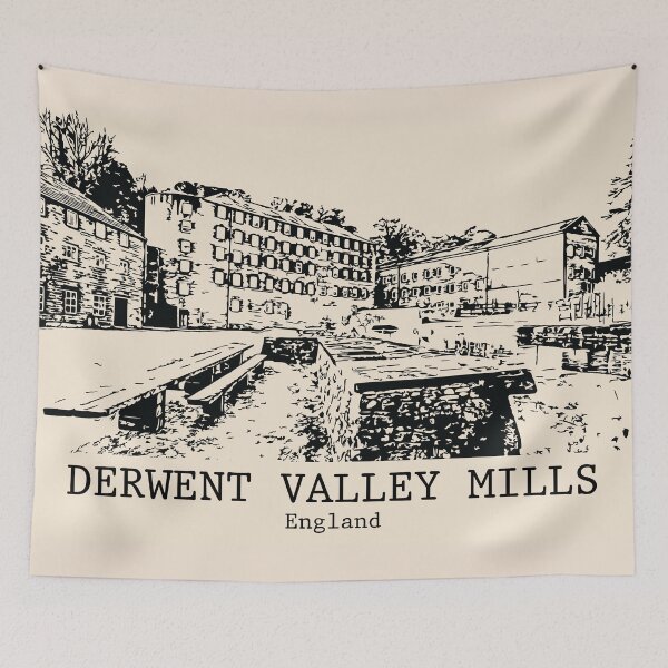 Item preview, Derwent Valley Mills - England designed and sold by Lakeric Cityscapes.
