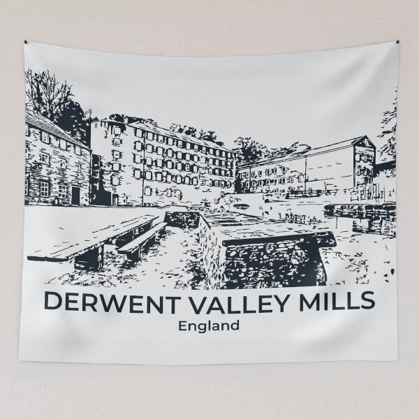 Item preview, Derwent Valley Mills - England designed and sold by Lakeric Cityscapes.