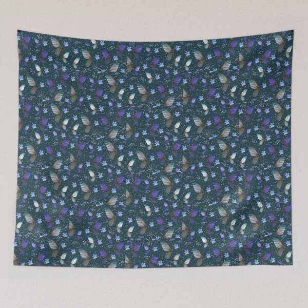 Item preview, Half butterfly of blue designed and sold by andrasdesignssss.