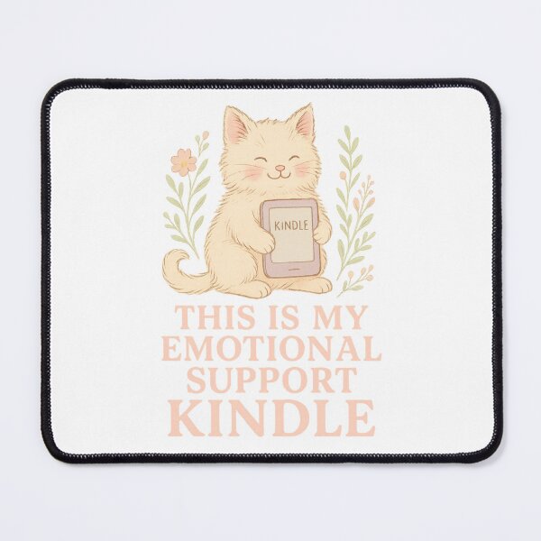Artikelvorschau, Dies ist meine emotionale Unterstützung Kindle - Niedliches Kätzchen-E-Reader-Design für Buchliebhaber entworfen und verkauft von TaliSora.