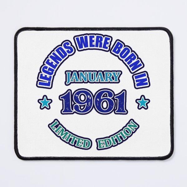 Item preview, BIRTHDAY JANUARY 1961 designed and sold by BUCHELI-ART..