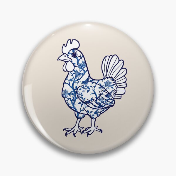 Item preview, Chinoiserie Chicken designed and sold by fetch-it-studio.