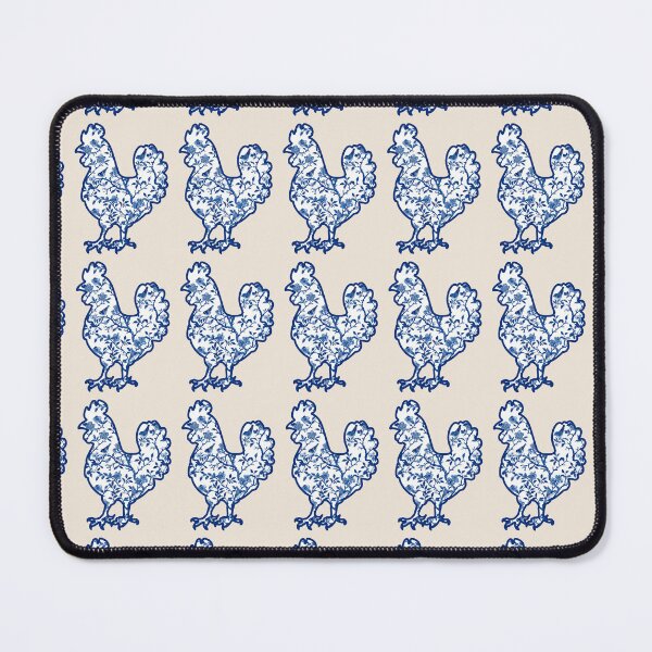 Item preview, French Toile Chicken designed and sold by fetch-it-studio.