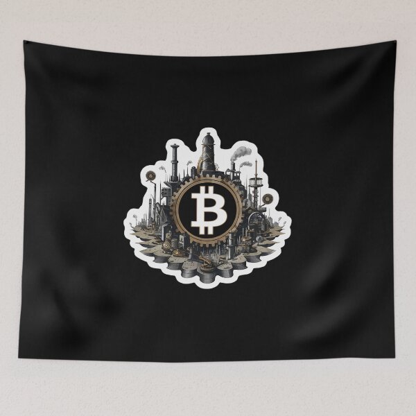 Item preview, Bitcoin Iconic Lines designed and sold by RadDeck.