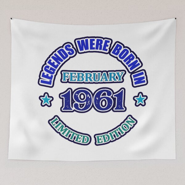 Item preview, BIRTHDAY FEBRUARY 1961 designed and sold by BUCHELI-ART..