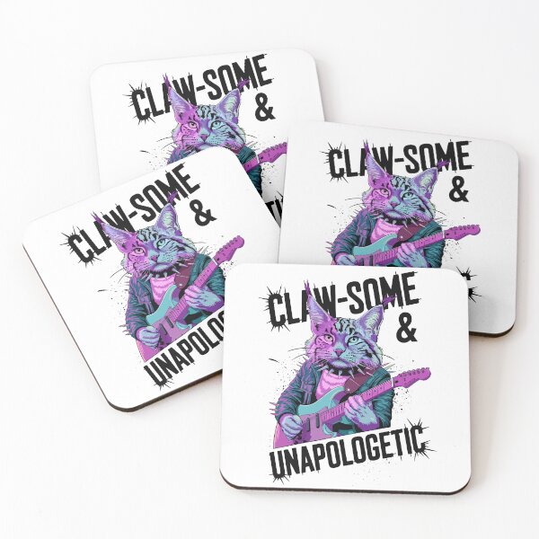 Item preview, Rockstar Lynx – Claw-some and Unapologetic designed and sold by WildlifeInc.