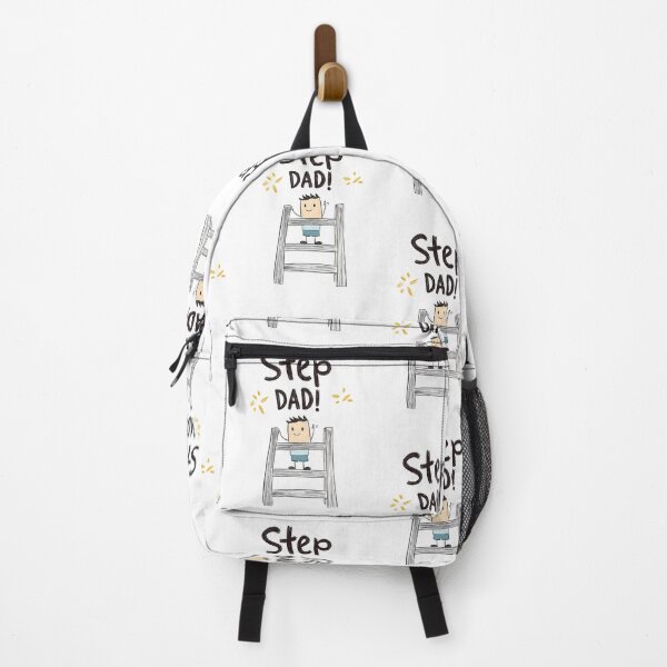 Item preview, Step Dad – One Ladder Up, All the Way Awesome! Celebrates Every Amazing Stepdad Who’s Lifted Spirits and Stepped Up Like a True Hero designed and sold by FUNqoosh.