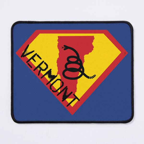 Item preview, VERMONTER SHIELD - Freedom Is The Superpower - Modern Gadsden Snake Flag - Dont Tread On Me SUPERHERO VERMONT spellout design designed and sold by pelagio.