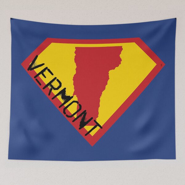 Item preview, VERMONTER SHIELD  - Freedom Is The Superpower - SUPERHERO VERMONT spellout design designed and sold by pelagio.