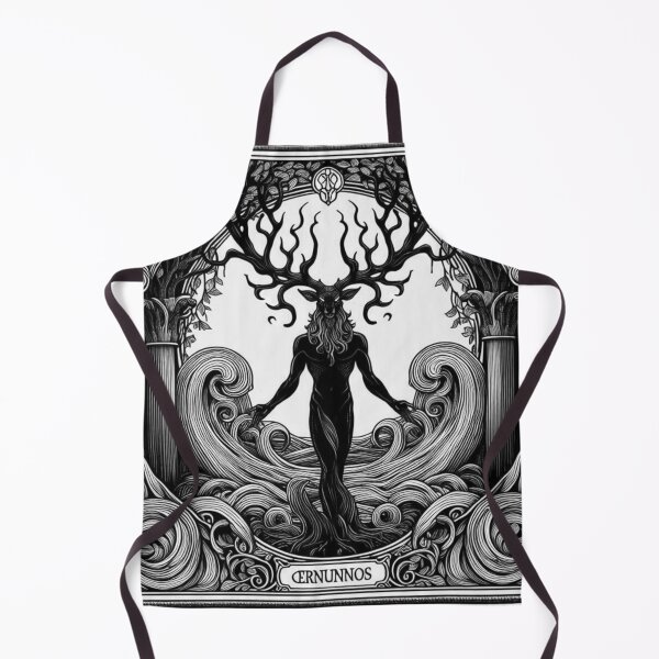 Item preview, Art Nouveau Cernunnos Forest God Illustration designed and sold by WildComfrey.