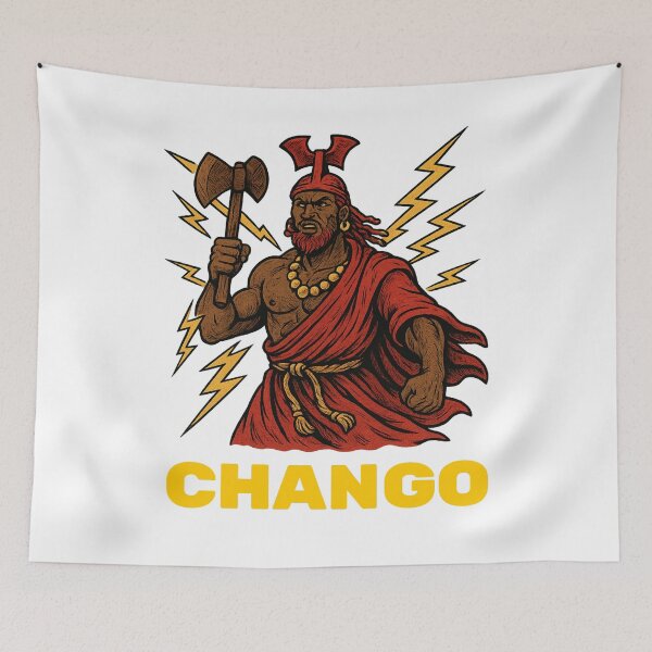 Item preview, Chango God of Thunder  designed and sold by Rustic Valley Studio.