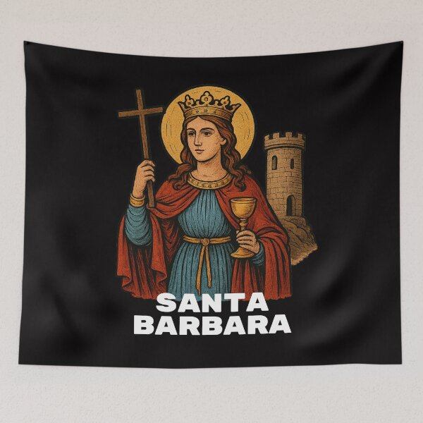 Item preview, Santa Barbara Orisha Virgen y Guerrera designed and sold by Rustic Valley Studio.
