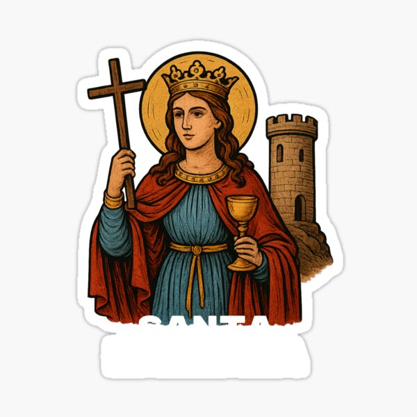 Item preview, Santa Barbara Orisha Virgen y Guerrera designed and sold by Rustic Valley Studio.