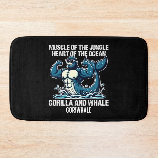 Item preview, MUSCLE OF THE JUNGLE HEART OF THE OCEAN - GORIWHALE designed and sold by KEF Custom.