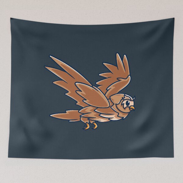 Item preview, Flying Owl Cartoon designed and sold by kickthepencil.