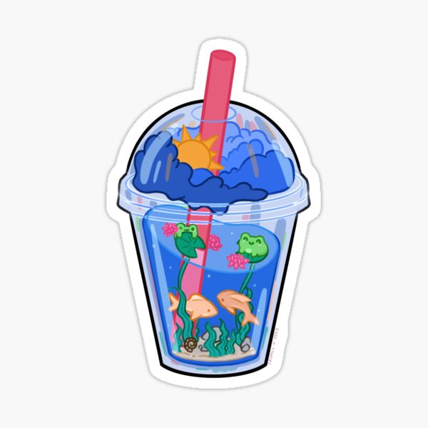 Artikel-Vorschau von Wasserwelt in einer Tasse, designt und verkauft von CosmicNCozy.