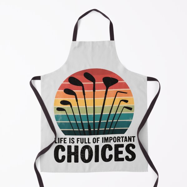 Item preview, Life Is Full Of Important Choices Golf Player designed and sold by BuxomBabe21.