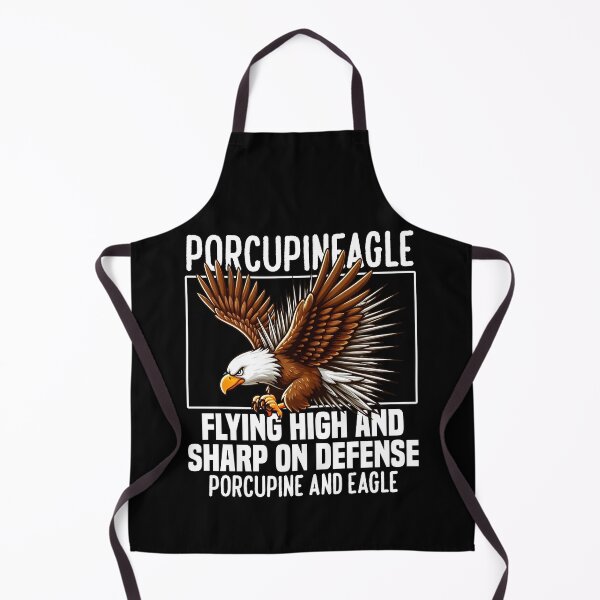 Item preview, FLYING HIGH AND SHARP ON DEFENSE - PORCUPINEAGLE - PORCUPINE AND EAGLE designed and sold by KEF Custom.