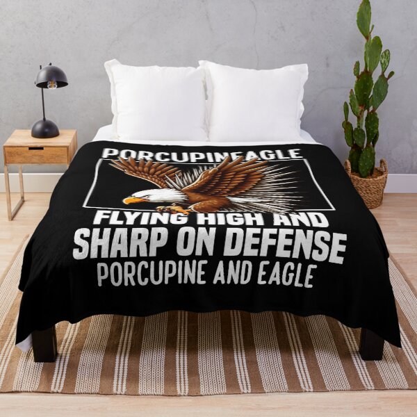 Item preview, FLYING HIGH AND SHARP ON DEFENSE - PORCUPINEAGLE - PORCUPINE AND EAGLE designed and sold by KEF Custom.