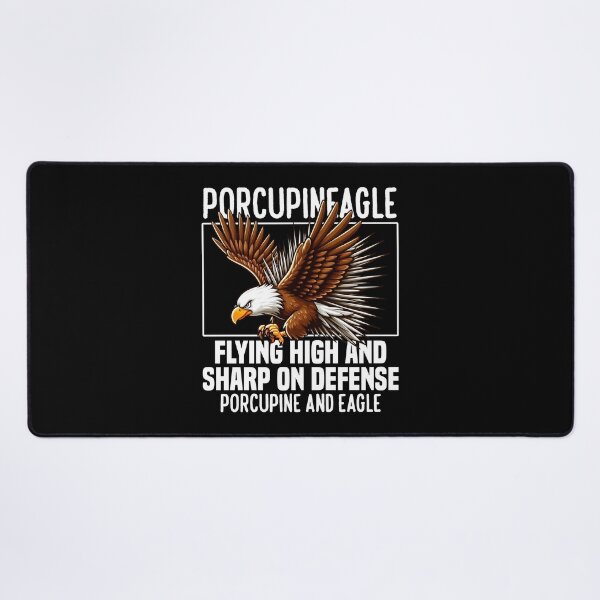 Item preview, FLYING HIGH AND SHARP ON DEFENSE - PORCUPINEAGLE - PORCUPINE AND EAGLE designed and sold by KEF Custom.