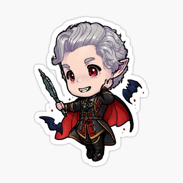 Aperçu de l'œuvre Astarion Ascensionné S'admirant Chibi créée et vendue par ghostfire.