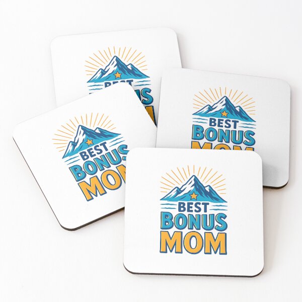 Item preview, Best Bonus Mom – Heartfelt Mother’s Day Typography Design for Stepmoms and Bonus Moms designed and sold by Sunstone Print.