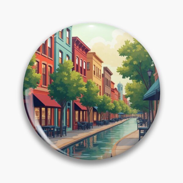 Item preview, Naperville Travel Poster, Perfect Gift for Travel Enthusiasts, Vintage Style Wall Art, USA Wall art for home decor, Naperville print. Sticker designed and sold by Thegalleryshop1.