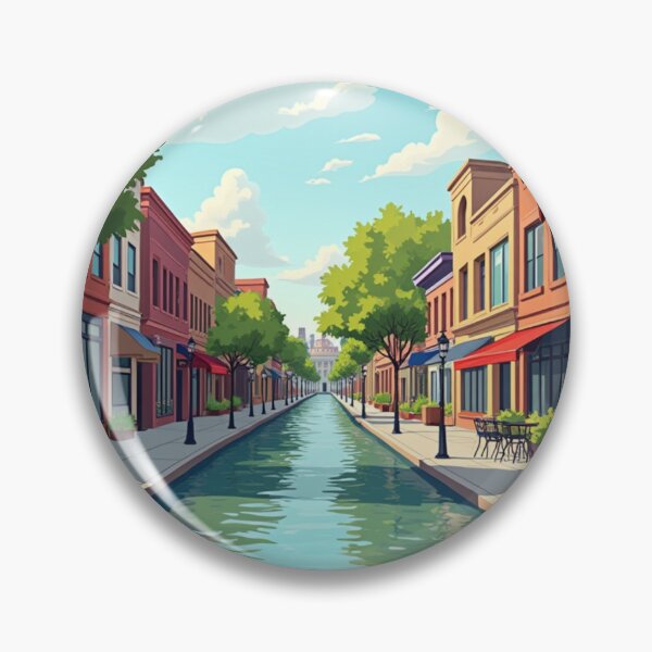 Item preview, Naperville Travel Poster, Perfect Gift for Travel Enthusiasts, Vintage Style Wall Art, USA Wall art for home decor, Naperville print. Sticker designed and sold by Thegalleryshop1.