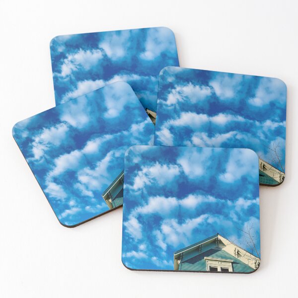 Item preview, Blue house, blue sky designed and sold by ElegantMutt.