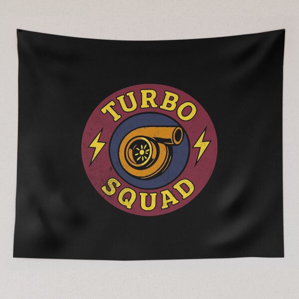 Item preview, Turbo Squad Boosted Twin Turbo Boost Turbocharged Racecar Racing Street Car designed and sold by CarantinedChaos.