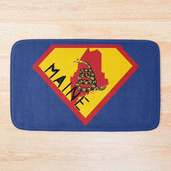 Item preview, MAINER  SHIELD - Freedom Is The Superpower -  Gadsden Snake Flag - Dont Tread On Me SUPERHERO MAINE spellout design designed and sold by pelagio.