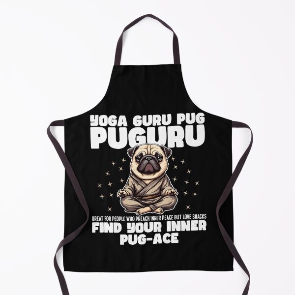 Item preview, FIND YOUR INNER PUG-ACE - YOGA GURU PUG - PUGURU designed and sold by KEF Custom.