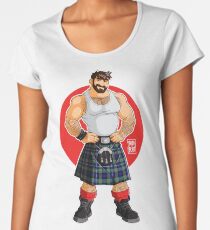 ADAM LIKES KILTS Women's Premium T-Shirt