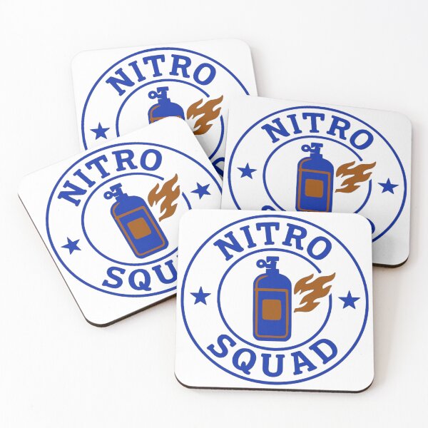 Item preview, Nitro Squad Nitrous Oxide Nitrous N2O Drag Racer Drag Racing Fast Cars Race Car designed and sold by CarantinedChaos.