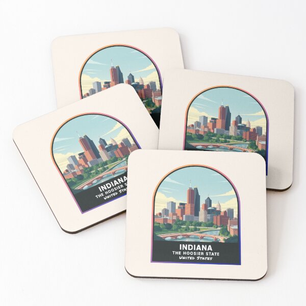 Item preview, Indiana (IN), State of the United States of America designed and sold by PinkandP.