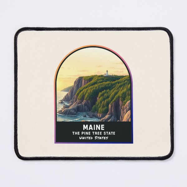 Item preview, Maine (ME), State of the United States of America designed and sold by PinkandP.