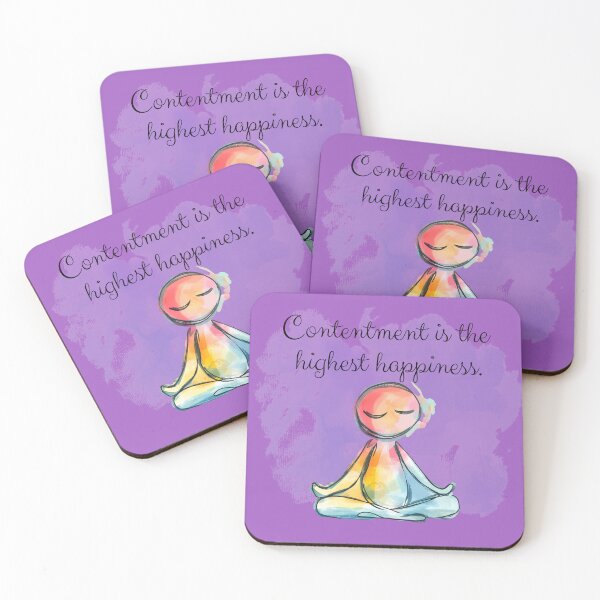 Item preview, Ajahn Brahm: Contentment is the highest happiness. designed and sold by KindfulQuotes.