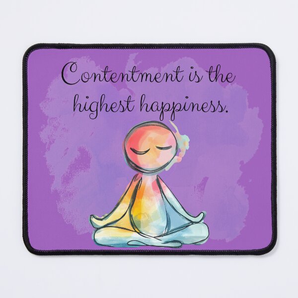 Item preview, Ajahn Brahm: Contentment is the highest happiness. designed and sold by KindfulQuotes.