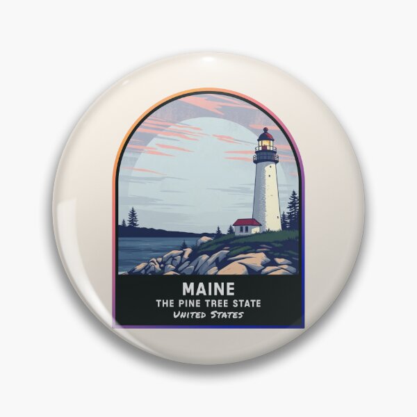 Artikelvorschau, Maine (ME), Bundesstaat der Vereinigten Staaten von Amerika entworfen und verkauft von PinkandP.