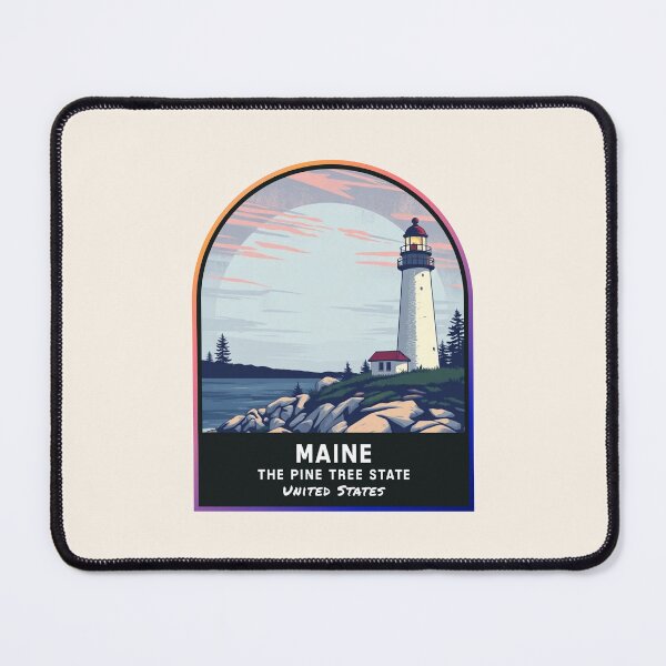 Item preview, Maine (ME), State of the United States of America designed and sold by PinkandP.