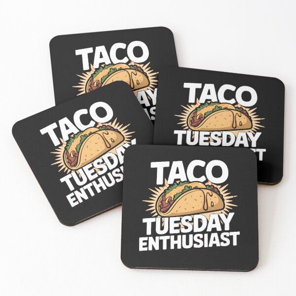 Item preview, Taco Tuesday Enthusiasts – Fun Foodie Quote designed and sold by Evolved Ape.