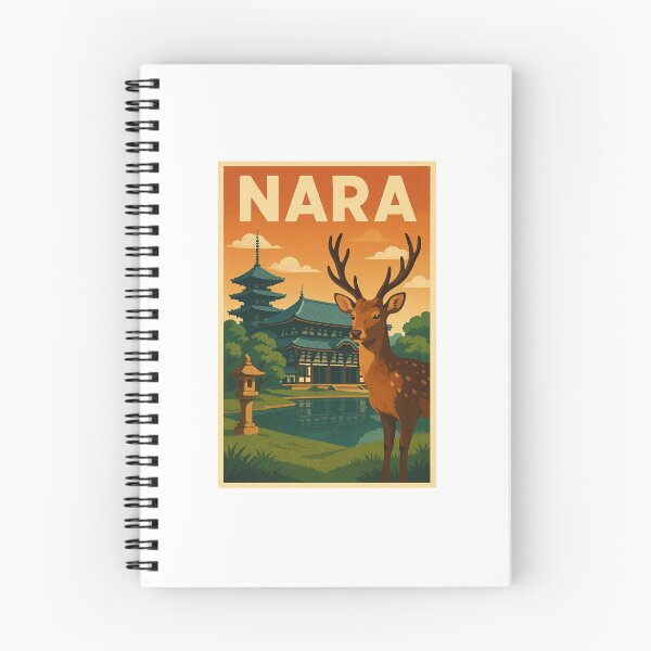 Item preview, Nara, Japan Retro Poster designed and sold by JBWphotos.
