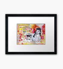 Judy Garland Collage Framed Print