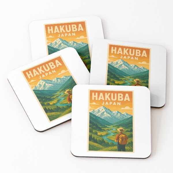 Item preview, Hakuba, Japan Retro Poster designed and sold by JBWphotos.